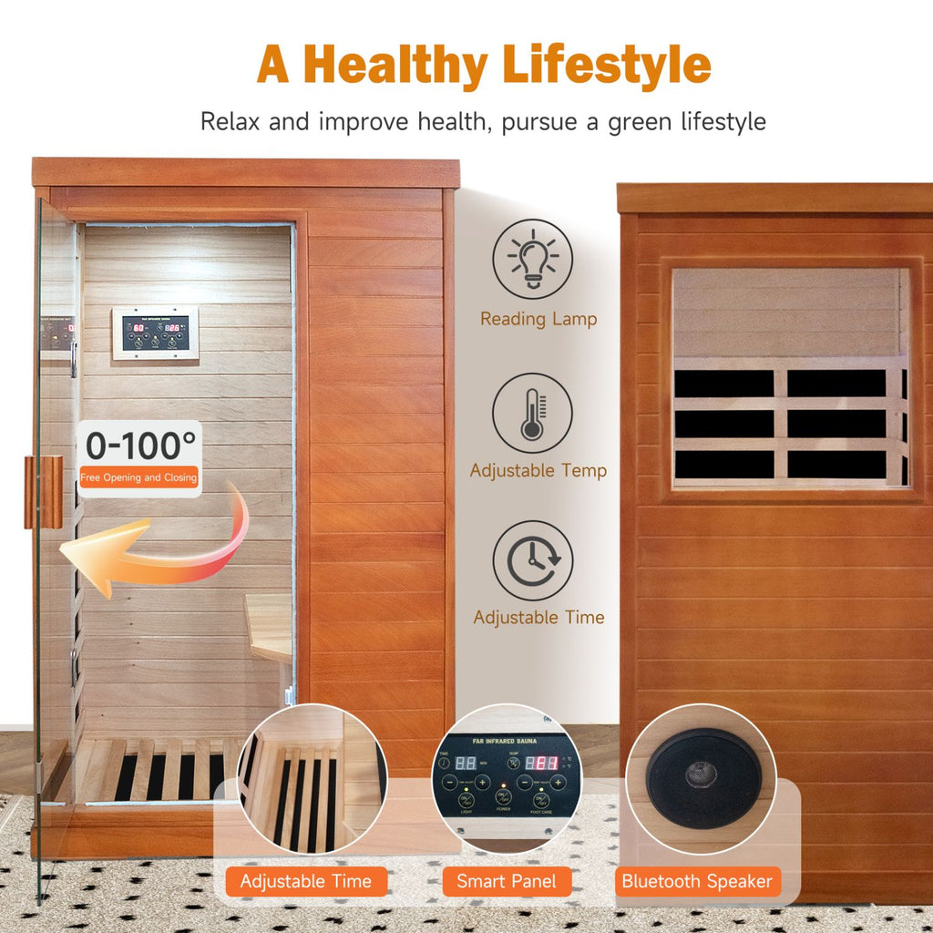 1 Person Far Infrared Sauna - Image 4