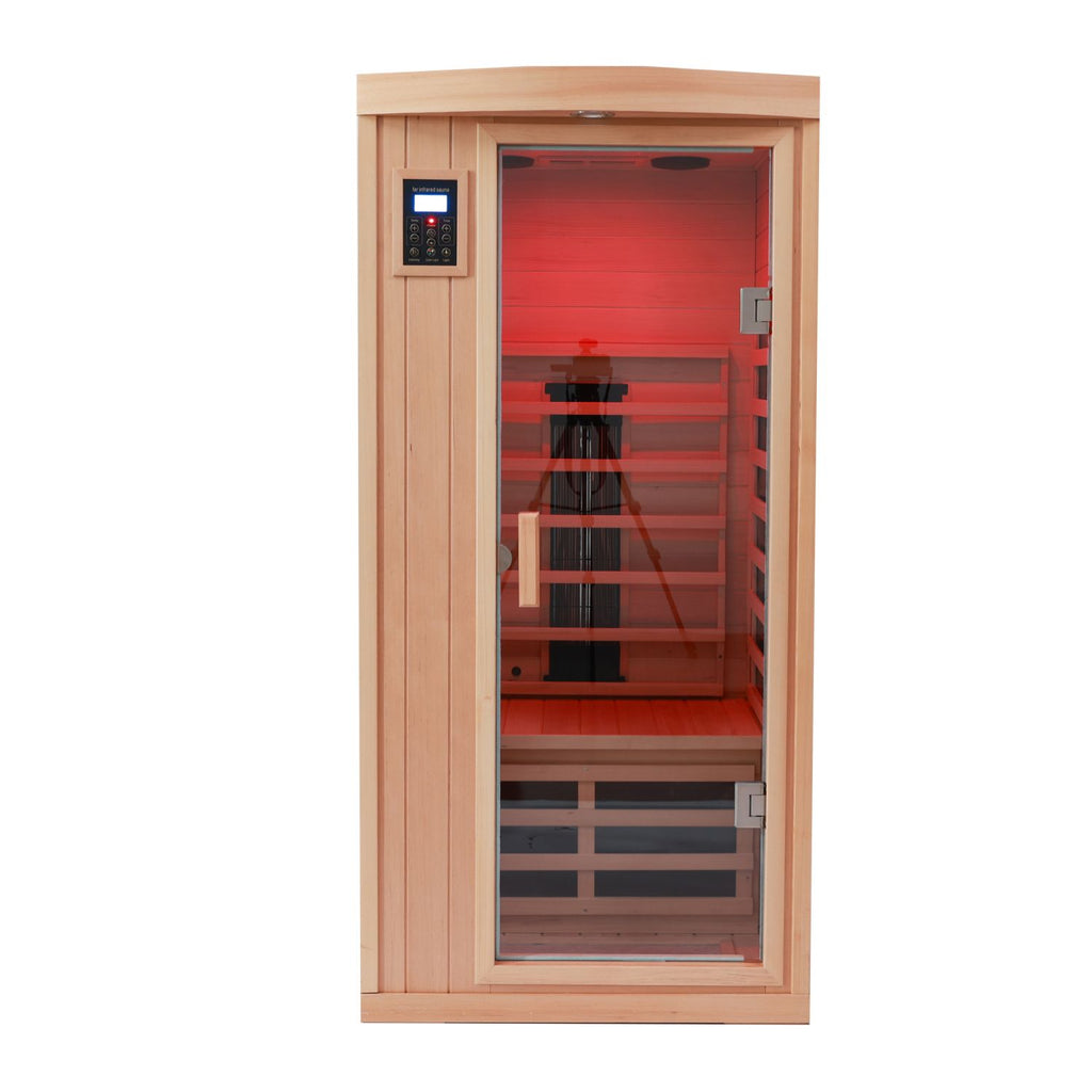 1 Person Hemlock Far Infrared Sauna - Image 1
